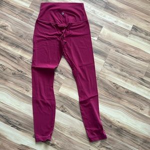 lululemon align™ ribbed high-rise pant 25" size 4